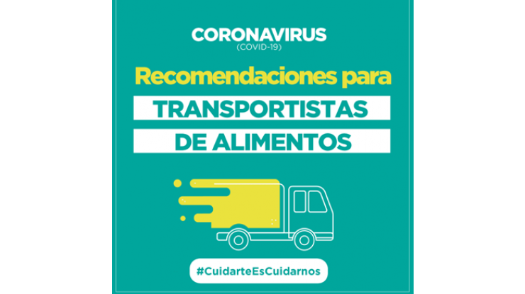 Recomendaciones para transportistas de alimentos 